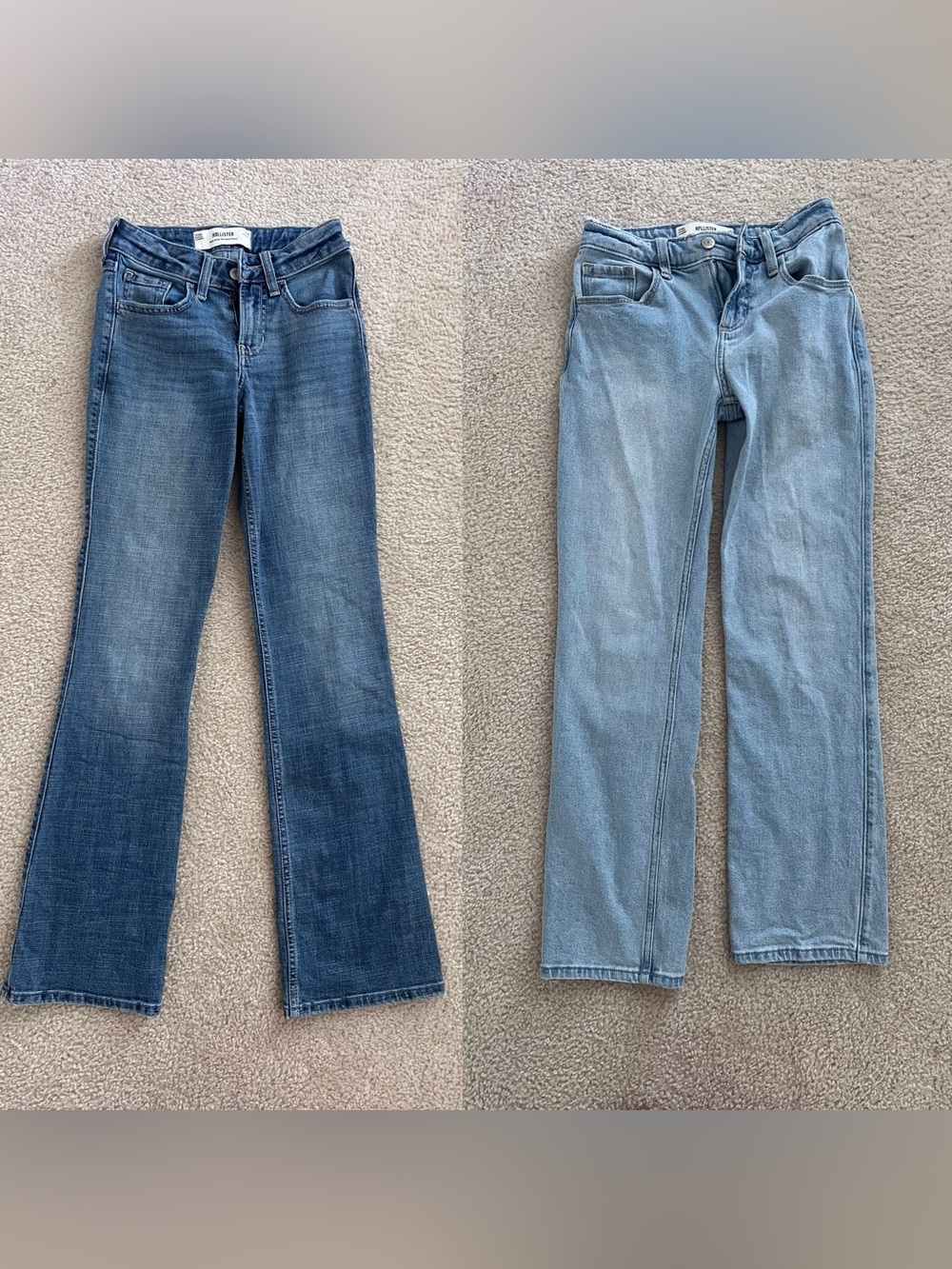2 pairs! Hollister jeans 000 regular